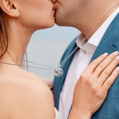 Collar de Pareja Sol y Luna (2 en 1)